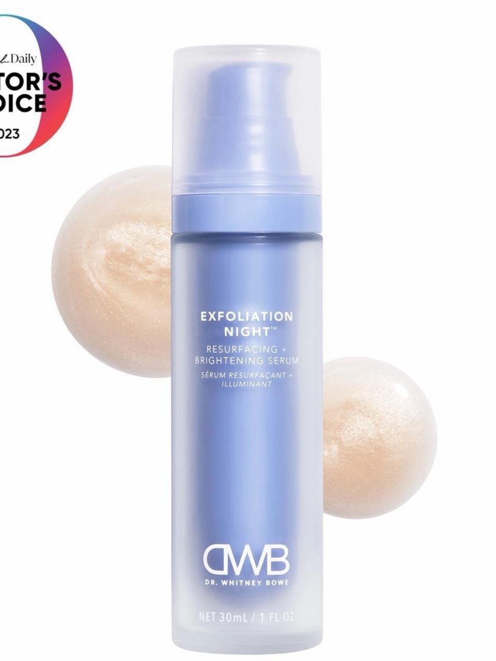 NEW Dr. Whitney Bowe Exfoliation Night Resurfacing + Brightening Serum